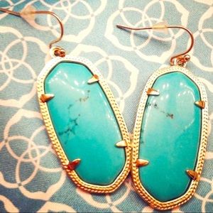 Kendra Scott Elle Drop Earring Blue Magnesite